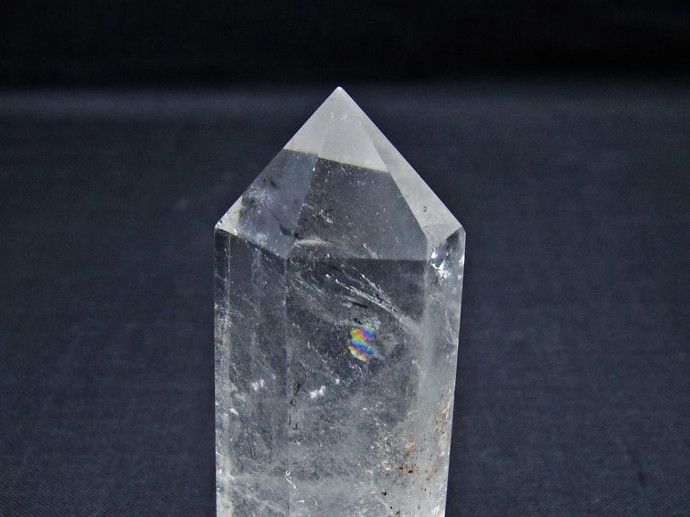 水晶 六角柱 ポイント 置物 一点物 142-11035