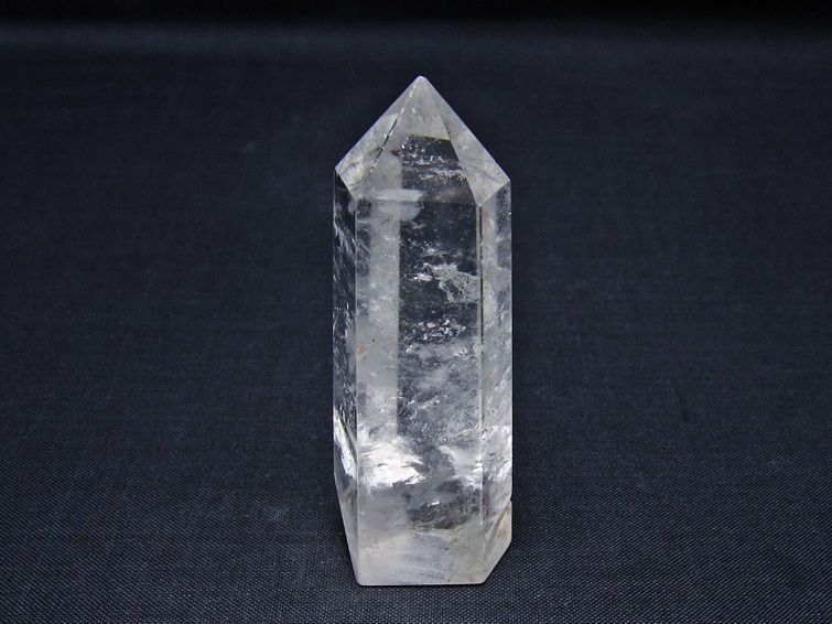 水晶 六角柱 ポイント 置物 一点物 142-11036
