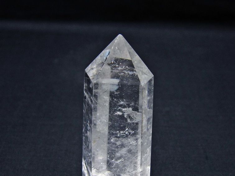 水晶 六角柱 ポイント 置物 一点物 142-11036