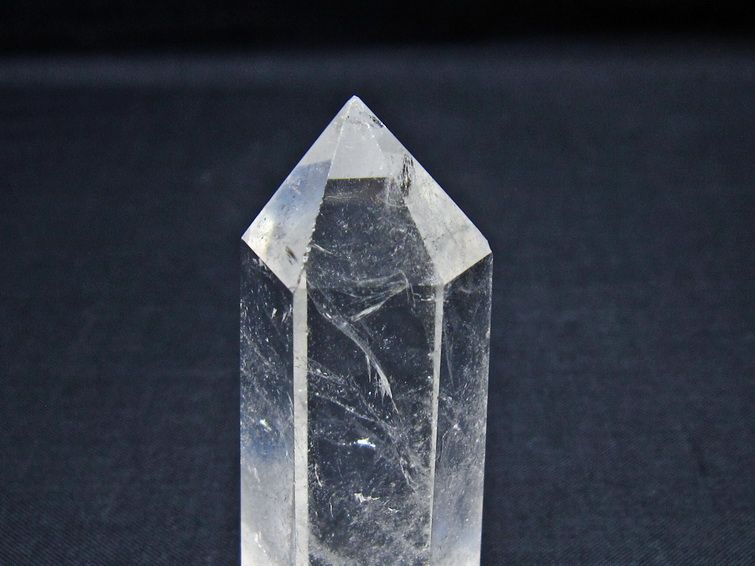 水晶 六角柱 ポイント 置物 一点物 142-11037