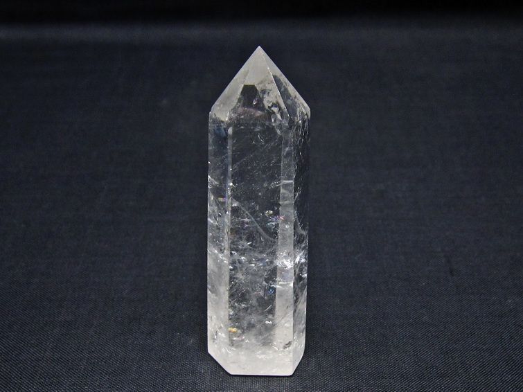 水晶 六角柱 ポイント 置物 一点物 142-11038