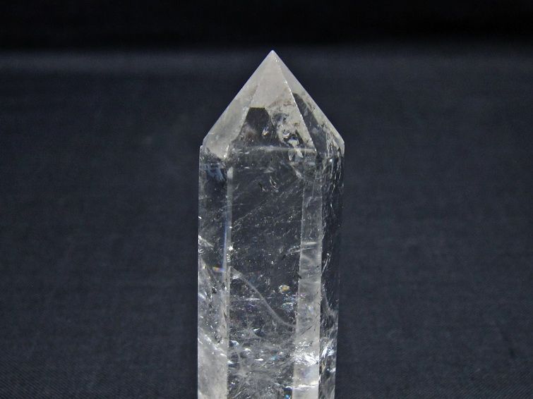 水晶 六角柱 ポイント 置物 一点物 142-11038