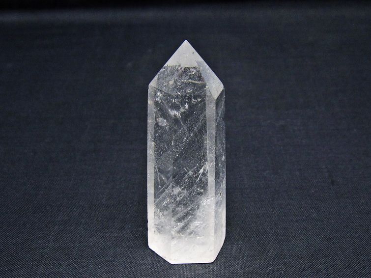 水晶 六角柱 ポイント 置物 一点物 142-11039