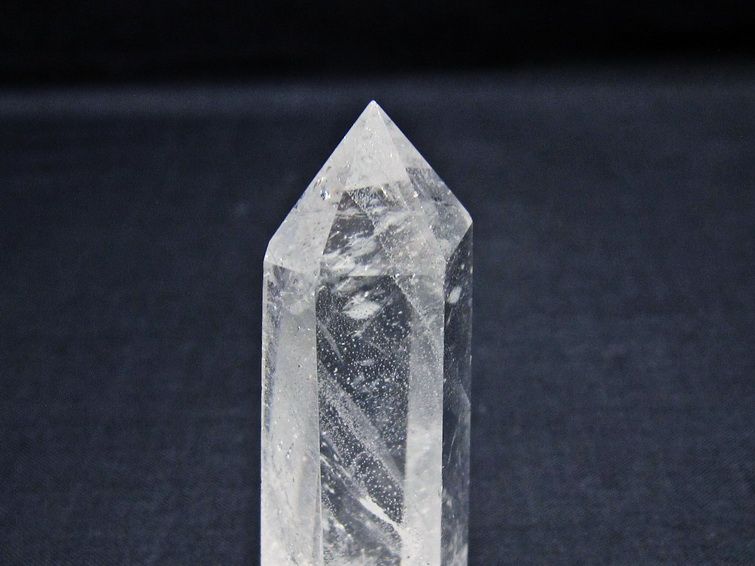 水晶 六角柱 ポイント 置物 一点物 142-11039