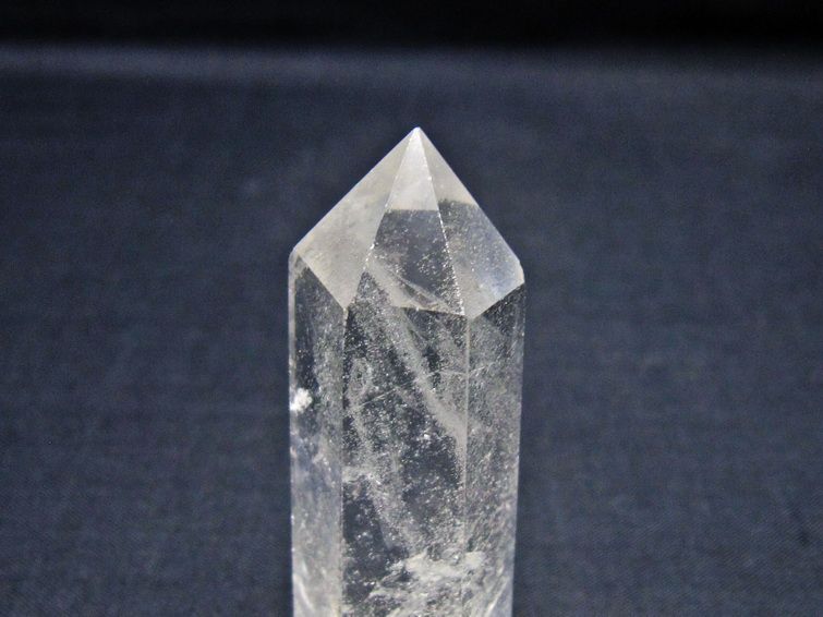 水晶 六角柱 ポイント 置物 一点物 142-11040