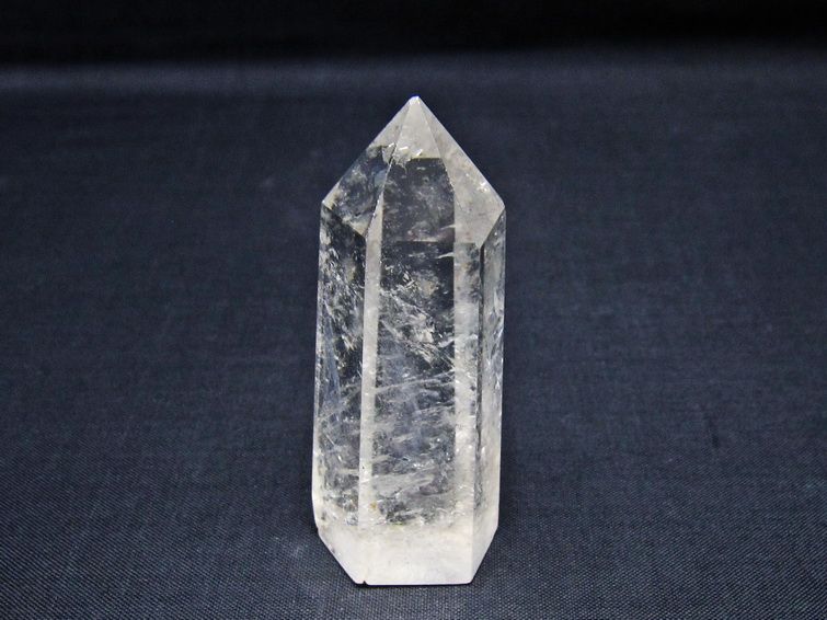 水晶 六角柱 ポイント 置物 一点物 142-11042