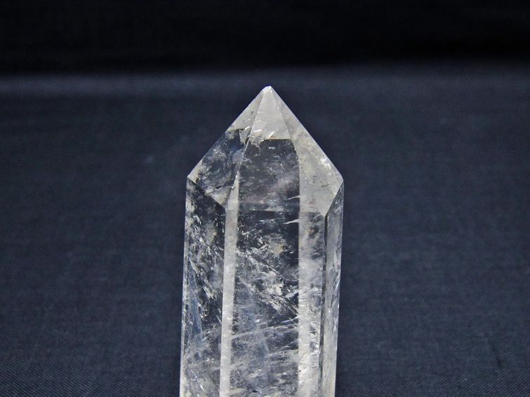 水晶 六角柱 ポイント 置物 一点物 142-11042