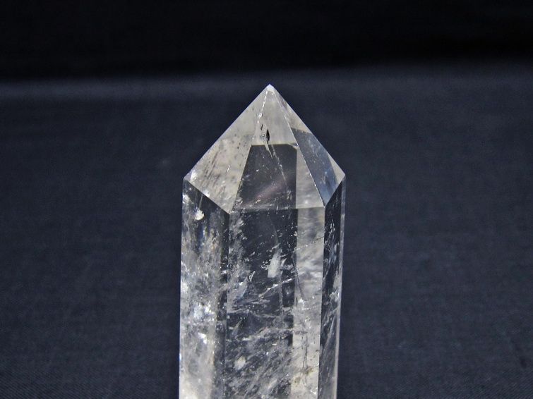 水晶 六角柱 ポイント 置物 一点物 142-11042