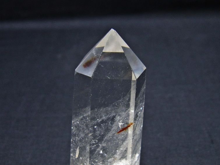 水晶 六角柱 ポイント 置物 一点物 142-11043