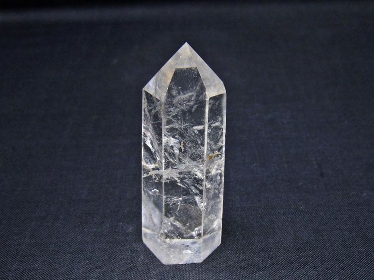 水晶 六角柱 ポイント 置物 一点物 142-11044
