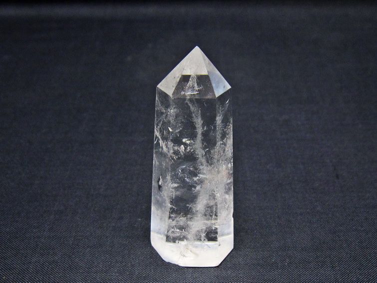 水晶 六角柱 ポイント 置物 一点物 142-11051