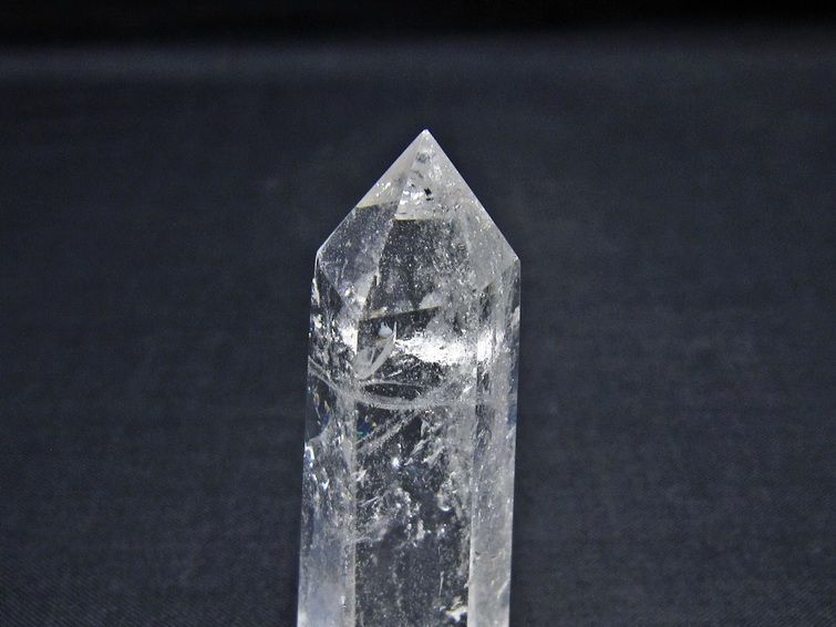 水晶 六角柱 ポイント 置物 一点物 142-11054