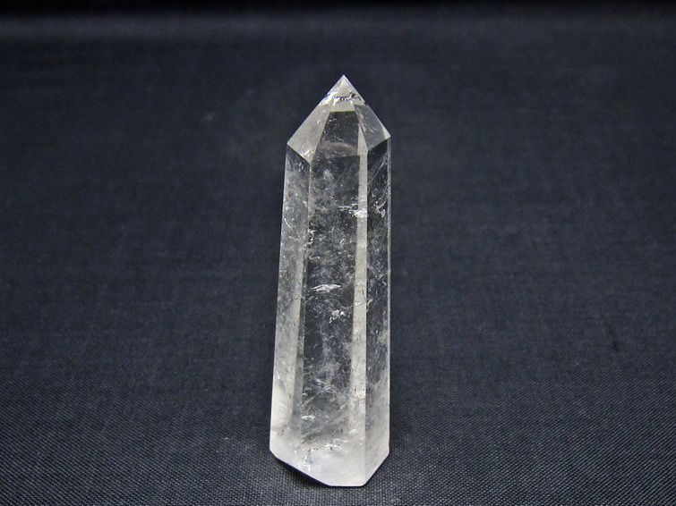 水晶 六角柱 ポイント 置物 一点物 142-11055
