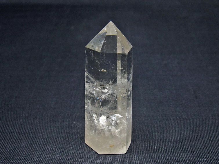 水晶 六角柱 ポイント 置物 一点物 142-11056