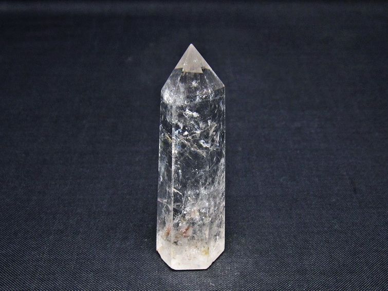 水晶 六角柱 ポイント 置物 一点物 142-11057