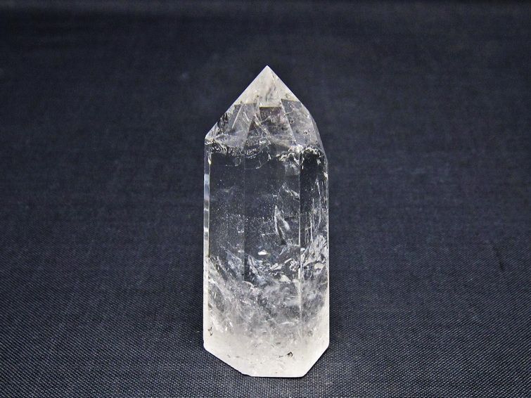 水晶 六角柱 ポイント 置物 一点物 142-11059