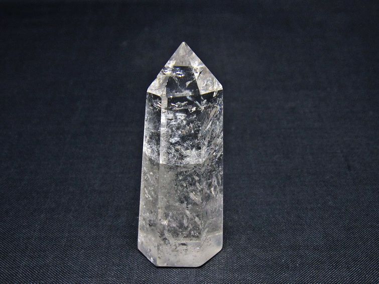 水晶 六角柱 ポイント 置物 一点物 142-11061