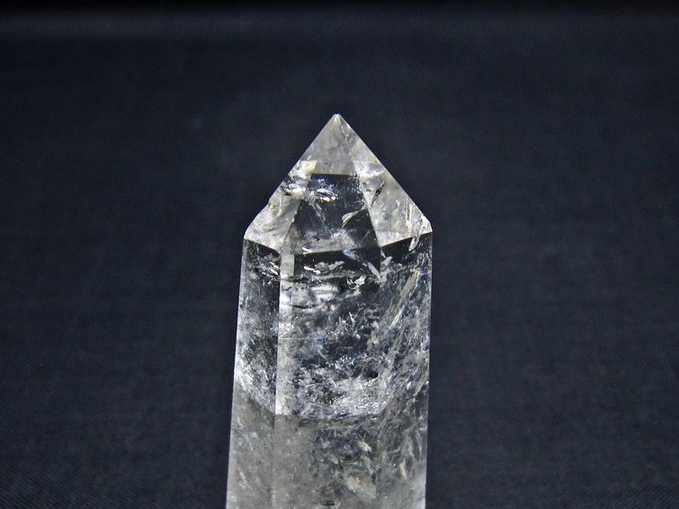 水晶 六角柱 ポイント 置物 一点物 142-11061