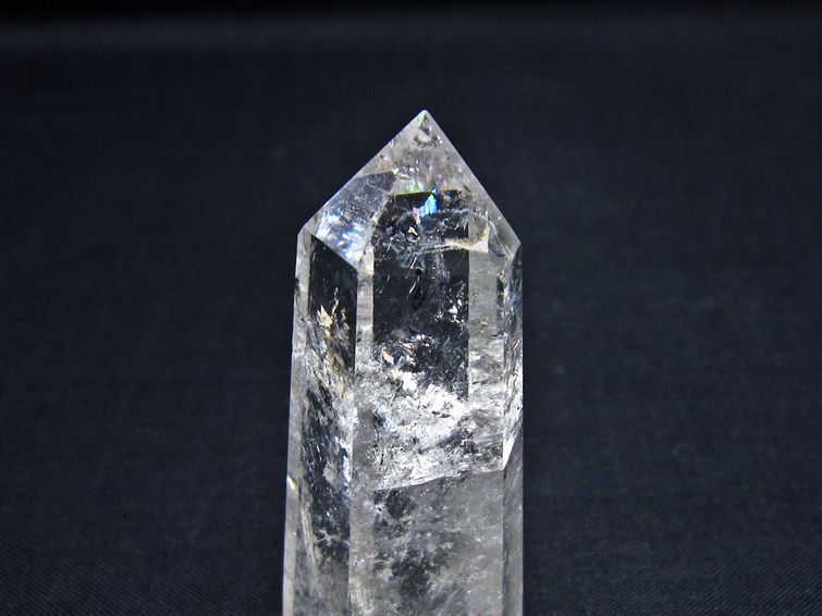 水晶 六角柱 ポイント 置物 一点物 142-11061