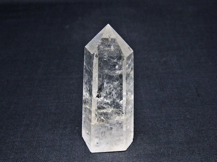 水晶 六角柱 ポイント 置物 一点物 142-11063