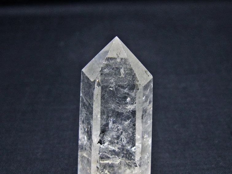 水晶 六角柱 ポイント 置物 一点物 142-11063