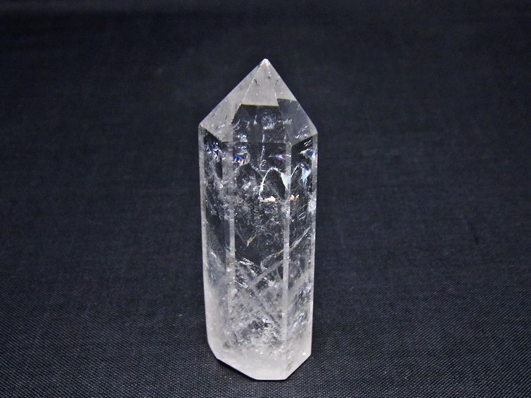 水晶 六角柱 ポイント 置物 一点物 142-11064