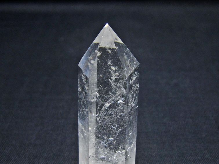 水晶 六角柱 ポイント 置物 一点物 142-11064