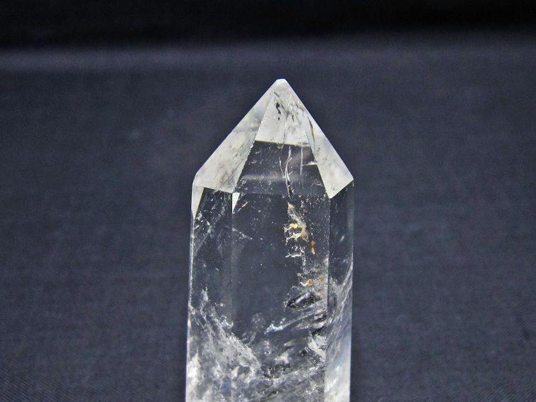 水晶 六角柱 ポイント 置物 一点物 142-11065