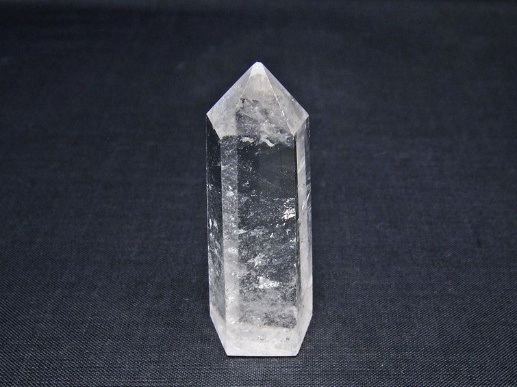 水晶 六角柱 ポイント 置物 一点物 142-11066