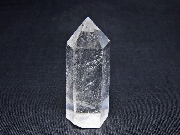 水晶 六角柱 ポイント 置物 一点物 142-11069
