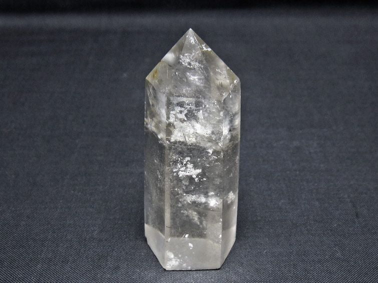 水晶 六角柱 ポイント 置物 一点物 142-11070