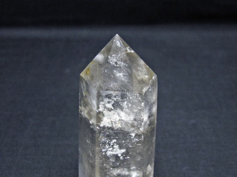 水晶 六角柱 ポイント 置物 一点物 142-11070