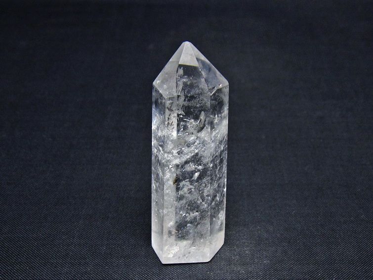 水晶 六角柱 ポイント 置物 一点物 142-11071