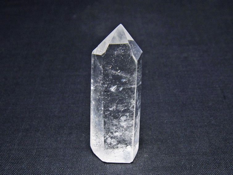 水晶 六角柱 ポイント 置物 一点物 142-11072
