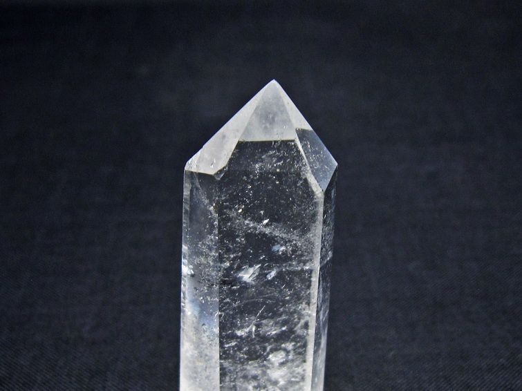 水晶 六角柱 ポイント 置物 一点物 142-11072