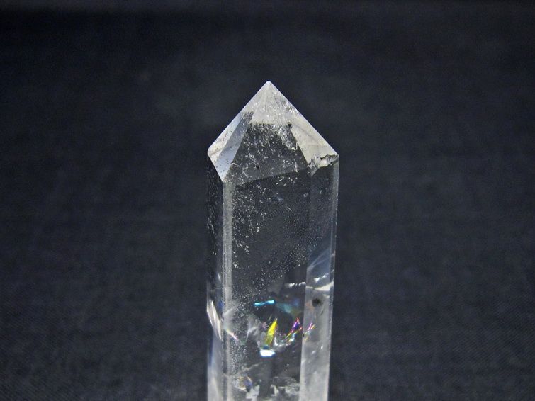 水晶 六角柱 ポイント 置物 一点物 142-11073