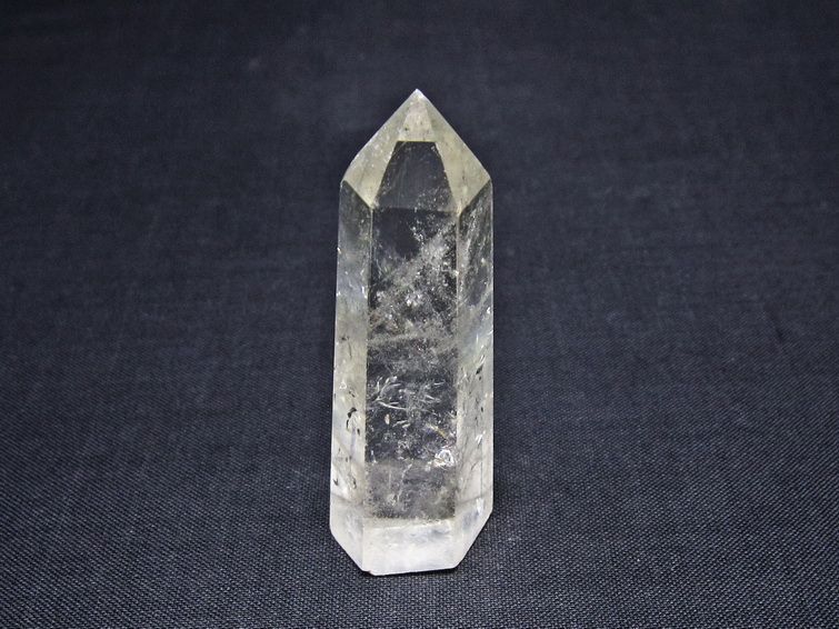 水晶 六角柱 ポイント 置物 一点物 142-11074