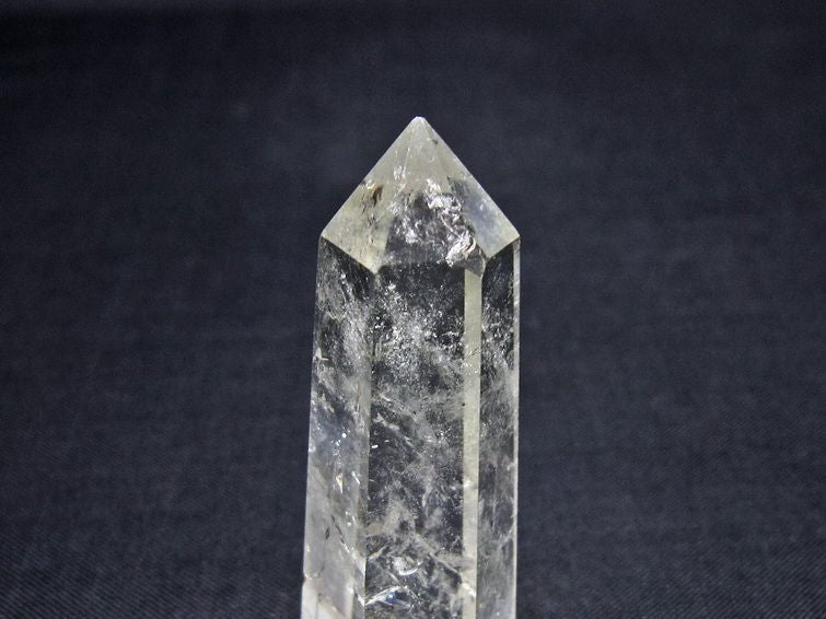 水晶 六角柱 ポイント 置物 一点物 142-11074