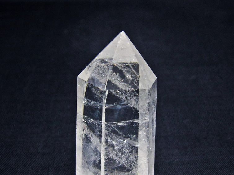 水晶 六角柱 ポイント 置物 一点物 142-11075
