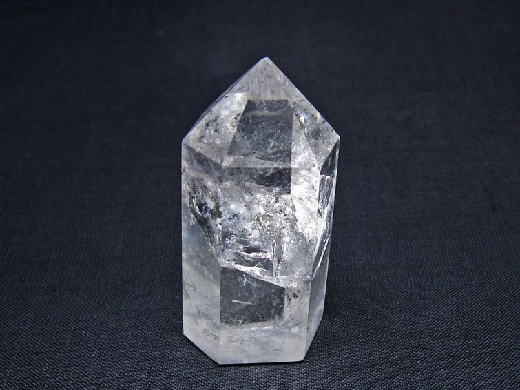 水晶 六角柱 ポイント 置物 一点物 142-11076