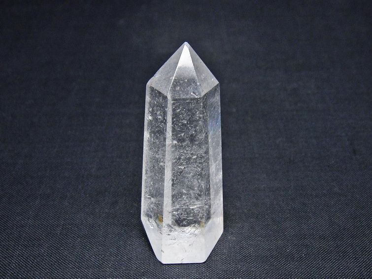 水晶 六角柱 ポイント 置物 一点物 142-11077