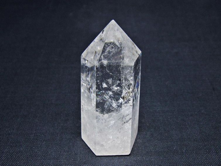 水晶 六角柱 ポイント 置物 一点物 142-11079