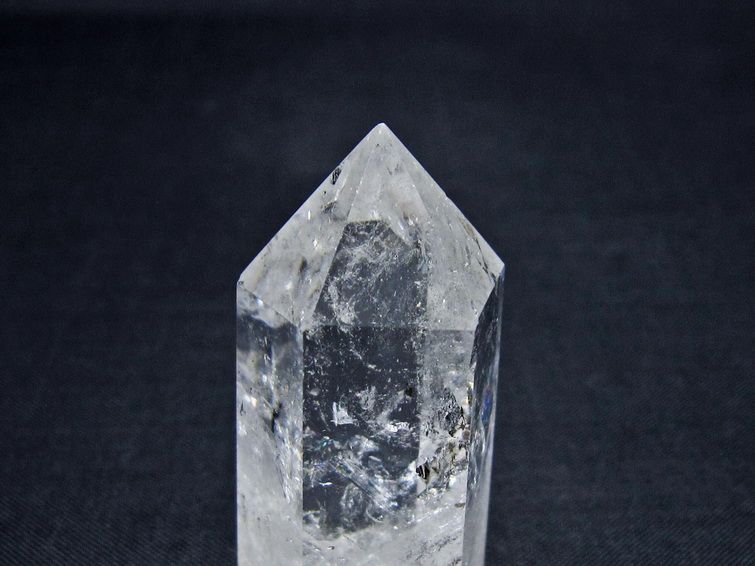 水晶 六角柱 ポイント 置物 一点物 142-11079