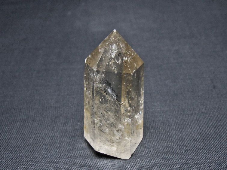 水晶 六角柱 ポイント 置物 一点物 142-11080