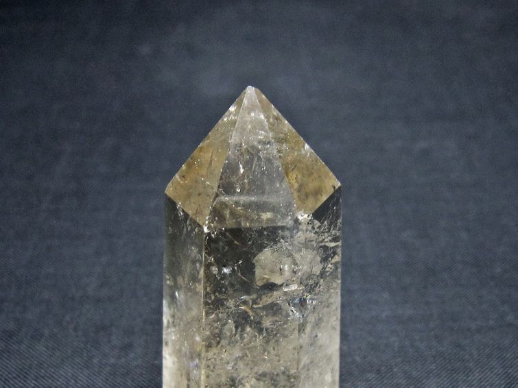 水晶 六角柱 ポイント 置物 一点物 142-11080
