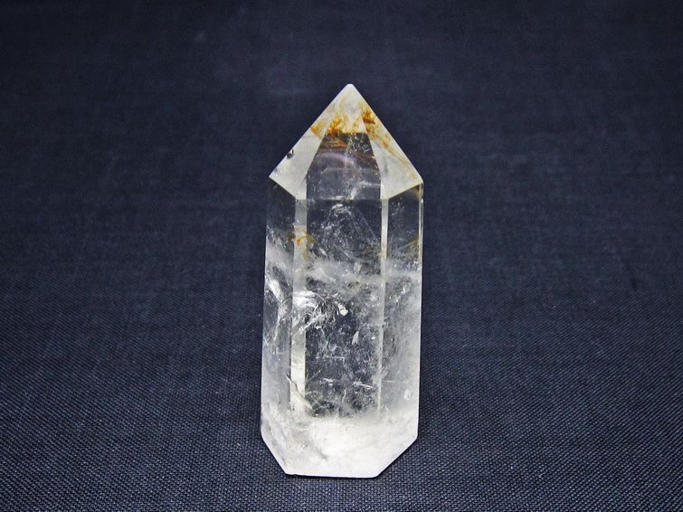 水晶 六角柱 ポイント 置物 一点物 142-11081