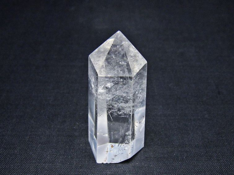 水晶 六角柱 ポイント 置物 一点物 142-11082