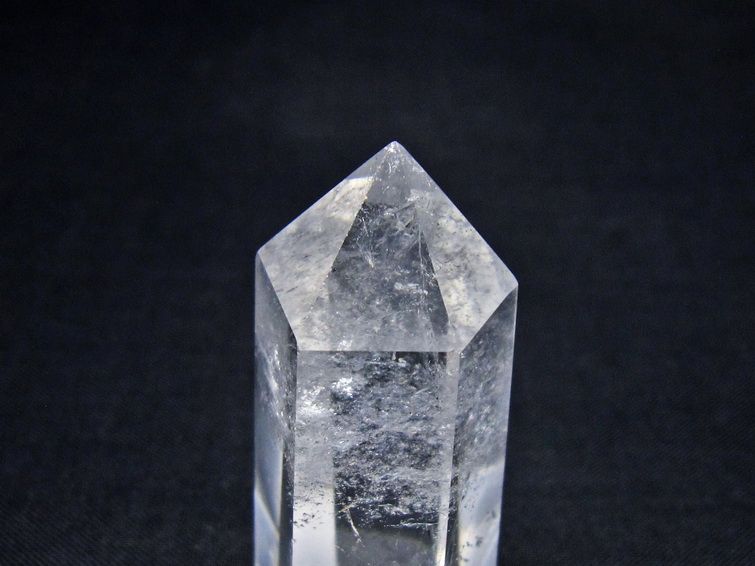 水晶 六角柱 ポイント 置物 一点物 142-11082