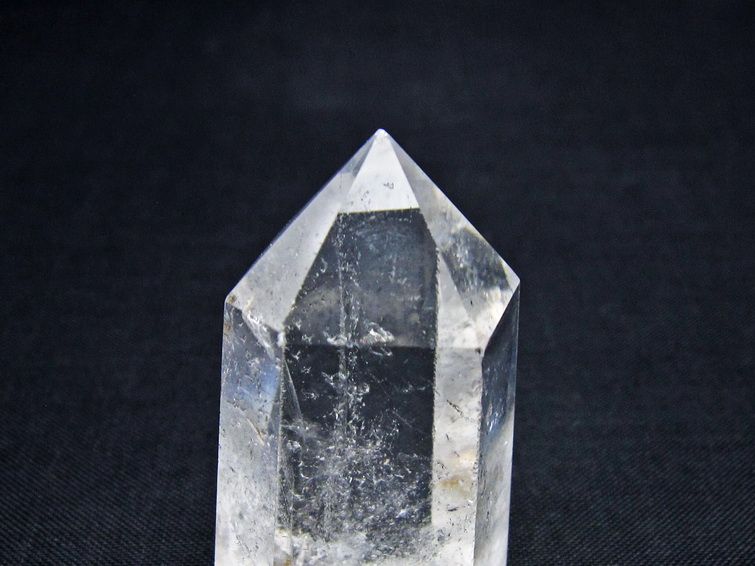 水晶 六角柱 ポイント 置物 一点物 142-11085