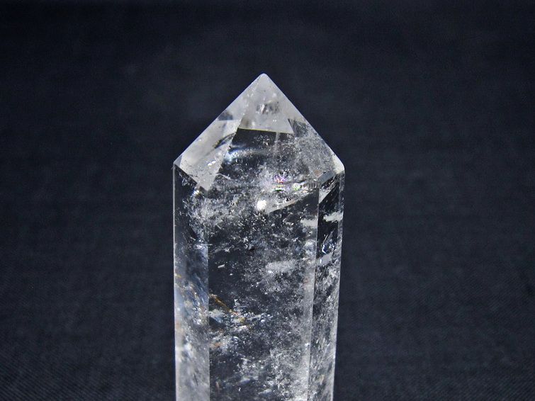 水晶 六角柱 ポイント 置物 一点物 142-11090
